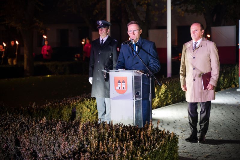 Uroczystości podsumowujące XVII edycję akcji „Zapal znicz pamięci”. Fot. Hubert Marciniak