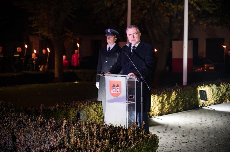 Uroczystości podsumowujące XVII edycję akcji „Zapal znicz pamięci”. Fot. Hubert Marciniak