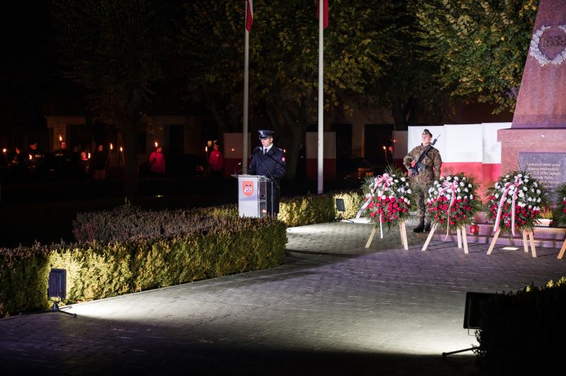 Uroczystości podsumowujące XVII edycję akcji „Zapal znicz pamięci”. Fot. Hubert Marciniak