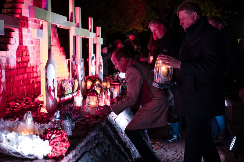 Uroczystości podsumowujące XVII edycję akcji „Zapal znicz pamięci”. Fot. Hubert Marciniak