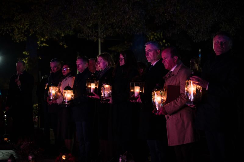 Uroczystości podsumowujące XVII edycję akcji „Zapal znicz pamięci”. Fot. Hubert Marciniak