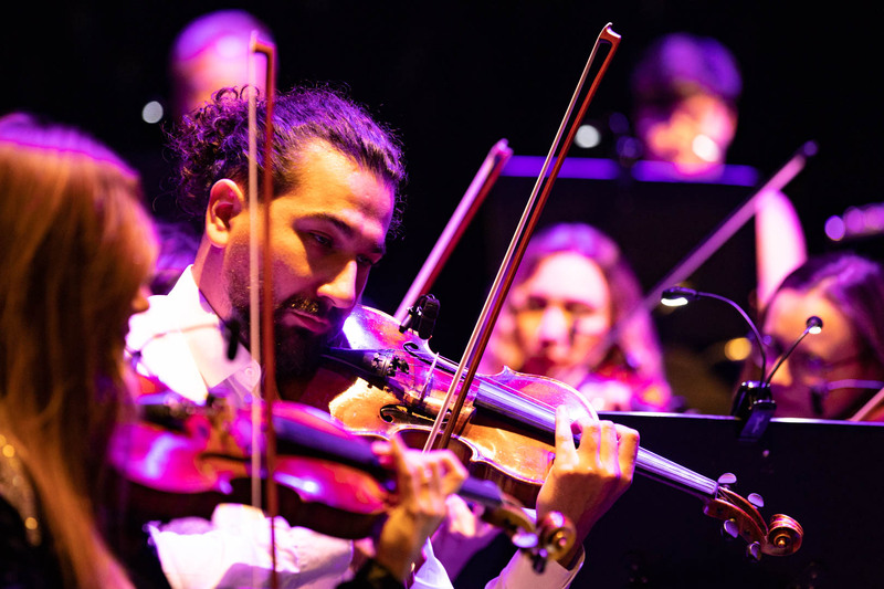 Koncert kolęd w wykonaniu Warszawskiej Orkiestry Sentymentalnej i Orkiestry Świętego Marcina. Fot. Jakub Krzyżanowski
