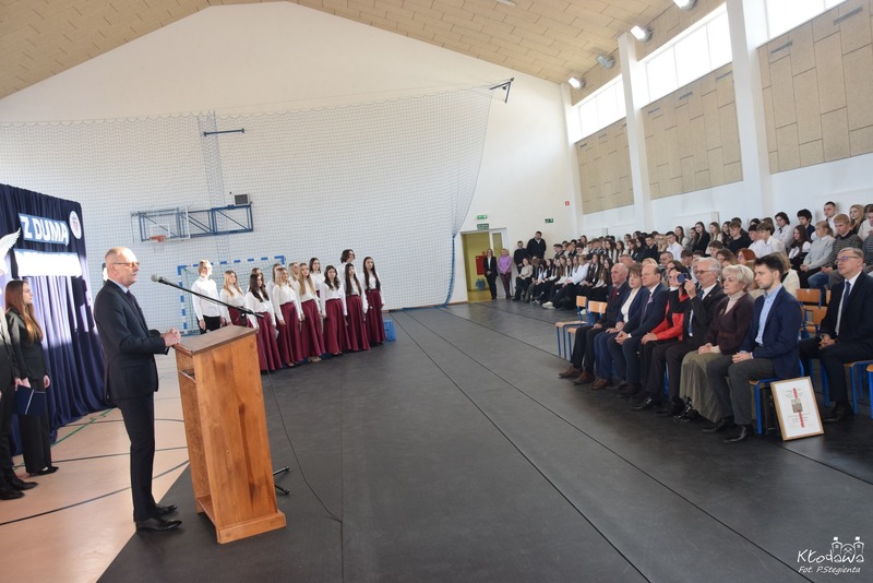 Uroczystość przekazania pod opiekę grobu ppor. Rocha Szurgocińskiego. Fot. Klaudia Boruszewska