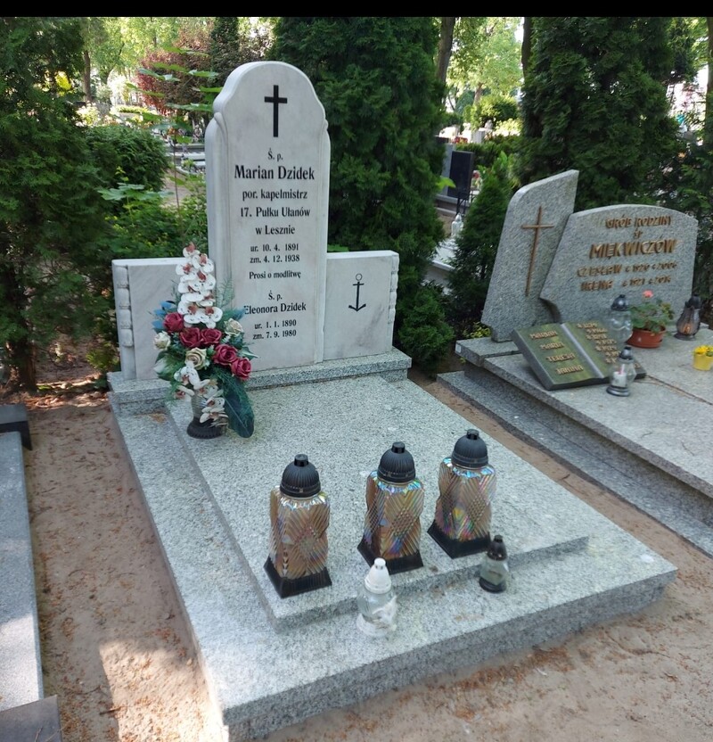Grób por. Mariana Dzidka