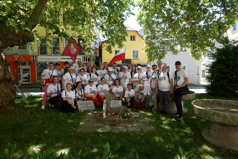 Rynek w Mauthausen. Fot. Agnieszka Kubiak (IPN)