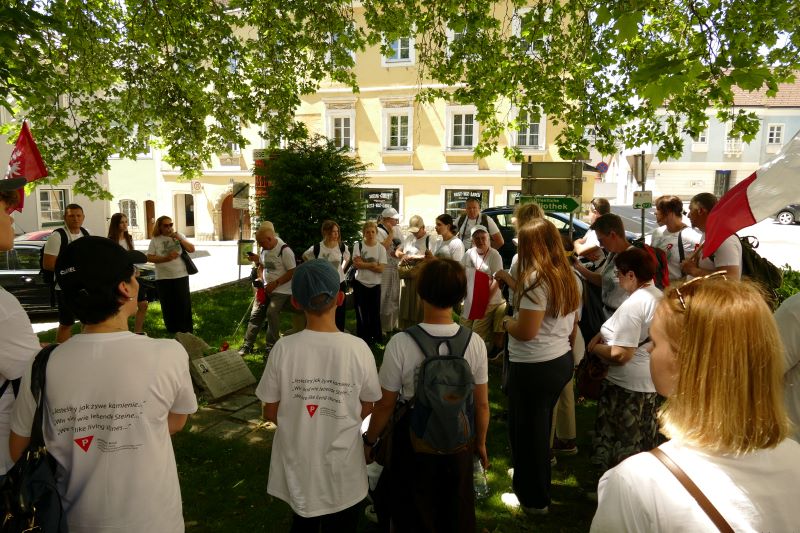 Rynek w Mauthausen. Fot. Tomasz Cieślak (IPN)