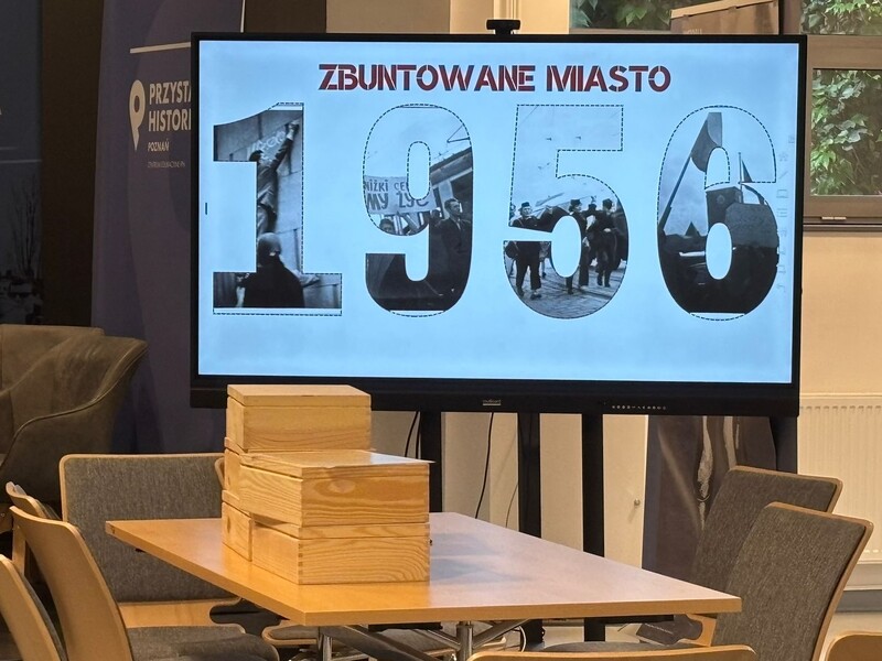 Warsztaty edukacyjne „Zbuntowane miasto. Poznań 1956 r.” Fot. Hanna Kwaśny (IPN)