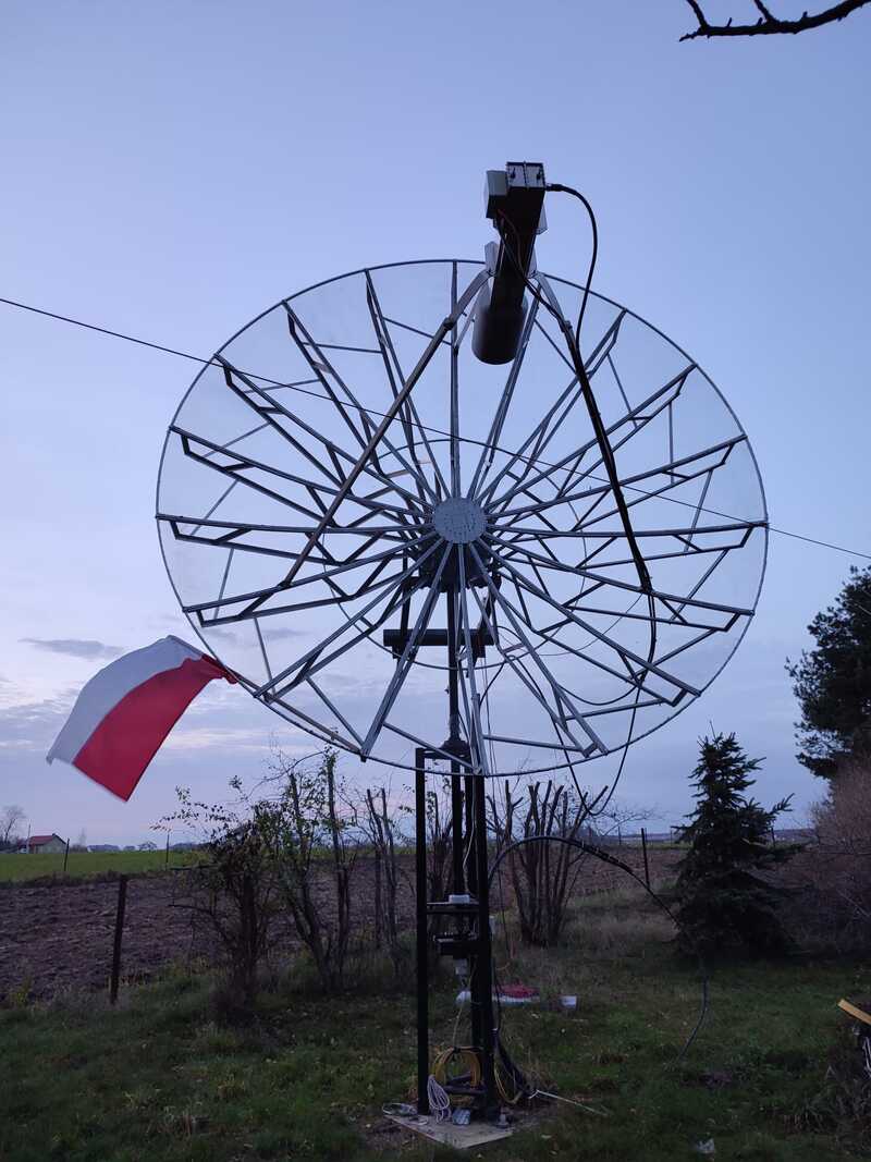 Antena wykorzystywana do łączności EME. Fot. Dariusz Skowroński