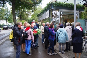 Wejście do ogrodu botanicznego w Linzu, dawniej obóz koncentracyjny Linz II