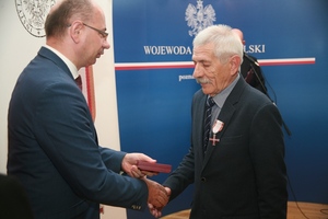 Uroczystość wręczenia Krzyży Wolności i Solidarności. Fot. Bartosz Kochański