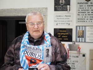 Ryszard Dubilis, członek Stowarzyszenia Rodzin Polskich Ofiar Obozów Koncentracyjnych. Fot. Marta Szczesiak-Ślusarek