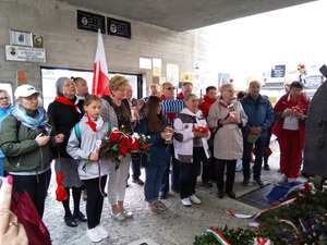 Uczestnicy Wyjazdu Pamięci w Memoriale Gusen. Fot. Anna Chmielewska-Metka