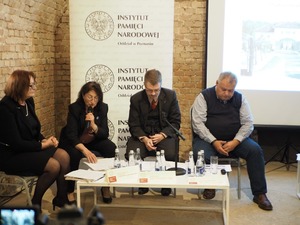 Panel główny poświęcony tematyce obozów Mauthausen-Gusen z udziałem historyków z Austrii. Fot. Marta Szczesiak-Ślusarek