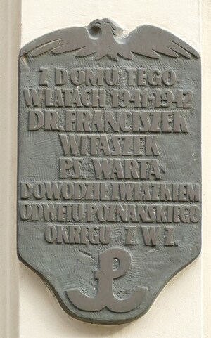 Franciszek Witaszek – tablica na kamienicy przy ul. Wrocławskiej 5