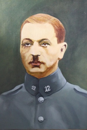 mjr Władysław Wawrzyniak, portret, olej na płótnie, autor Tadeusz Gaworzewski – ze zbiorów Muzeum Miasta Ostrowa Wielkopolskiego