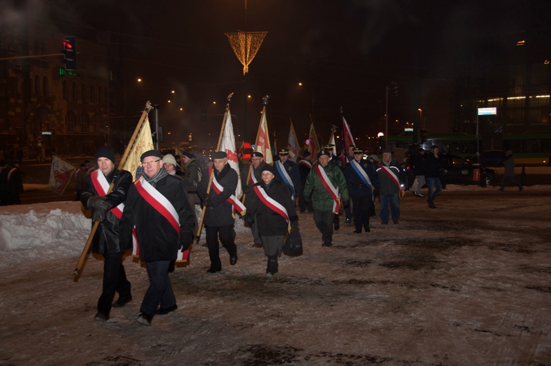Przemarsz pod pomnik Poznańskiego Czerwca 1956