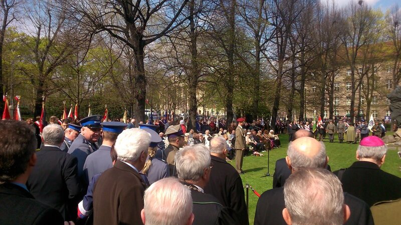 Główne uroczystości pod pomnikiem Ofiar Katynia i Sybiru