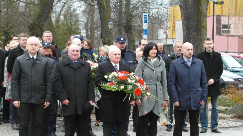 Uroczystości przy Pomniku Wdzięczności