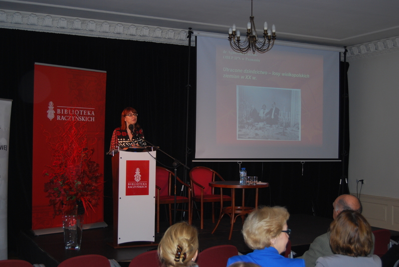 Wykład inauguracyjny w wykonaniu dr Agnieszki Łuczak, naczelnik OBEP IPN Poznań