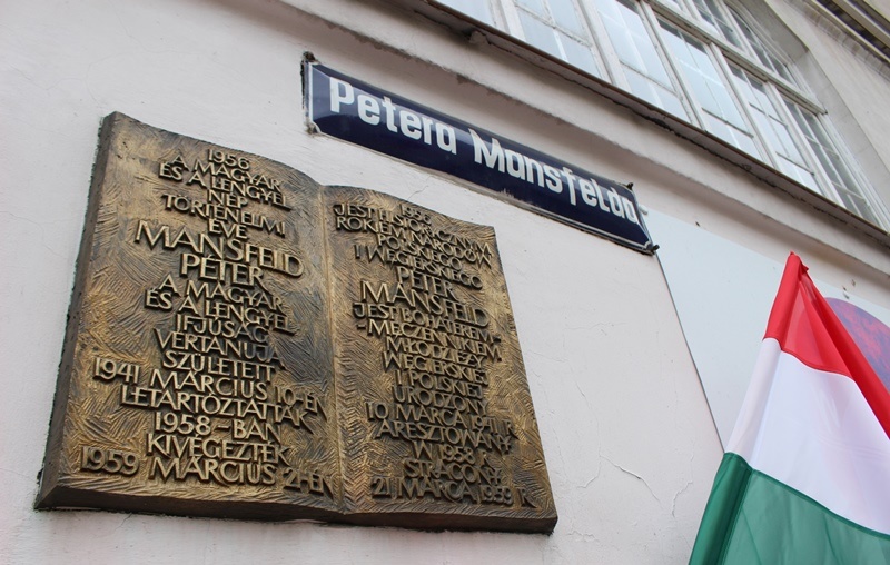 Tablica Petera Mansfelda na poznańskich Jeżycach