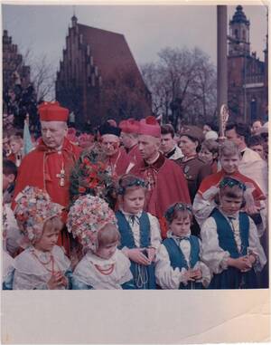 Obchody Milenium Chrztu Polski w Poznaniu, 16 IV 1966 r. (Fot. Archiwum Salezjanów w Pile).