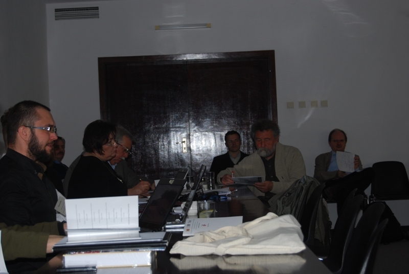 Od lewej Mateusz Flont, Małgorzata Świder, Krzysztof Łabędź, Serhiy Choliy, Mariusz Dźwinel, Dariusz Jarosz 