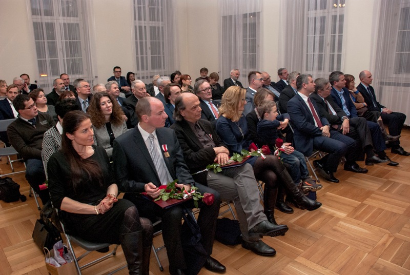 Zaproszeni goście, wśród nich licznie przybyli dotychczasowi laureaci Nagrody