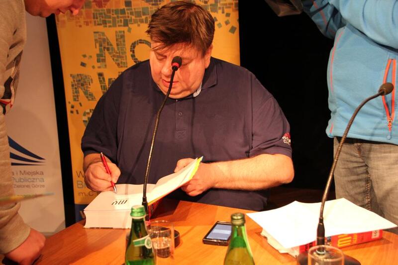 Spotkanie z Piotrem Semką w Centrum edukacyjnym IPN „Przystanek Historia” w Wojewódzkiej i Miejskiej Bibliotece Publicznej im. C. Norwida w Zielonej Górze 