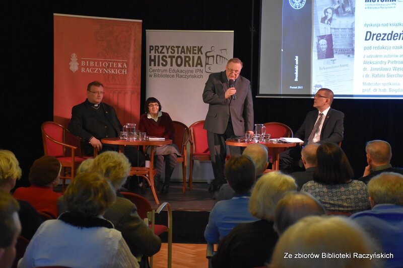 Dyskusja wokół publikacji IPN „Drezdeński szafot” w Centrum Edukacyjnym IPN „Przystanek Historia” w Bibliotece Raczyńskich