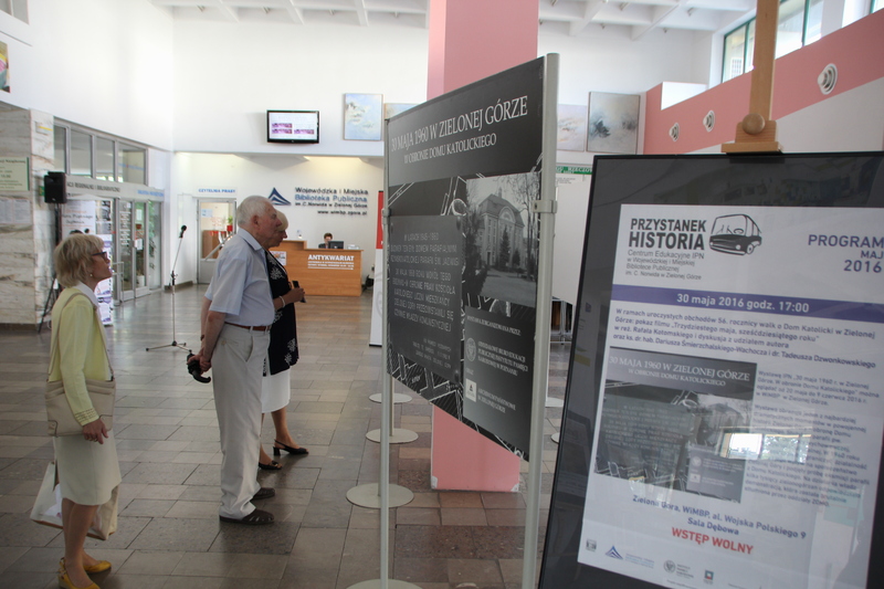Uroczystości upamiętniające Wydarzenia Zielonogórskie z 30 maja 1960 roku. Otwarcie wystawy IPN w WiMBP im. C.Norwida w Zielonej Górze 