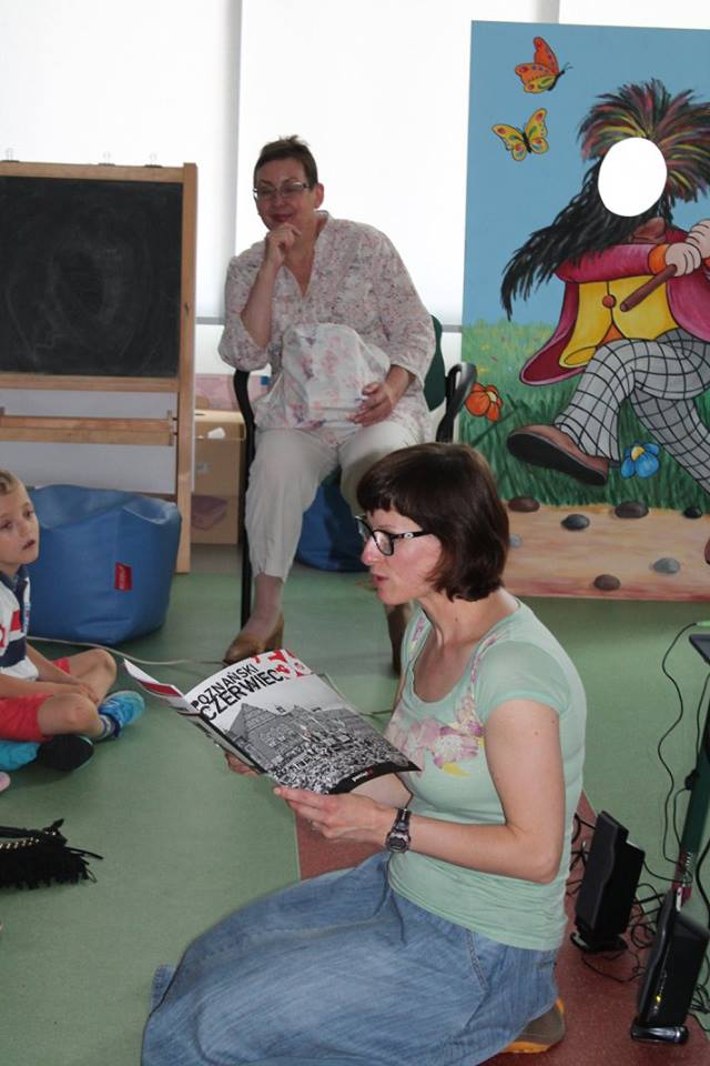 Zajęcia edukacyjne „Polak mały – polskie symbole narodowe” w Bibliotece Pana Kleksa w Zielonej Górze