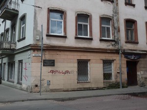 Budynek przy dawnej ulicy Straszuna 2 (obecnie Zemajtijos) w Wilnie.