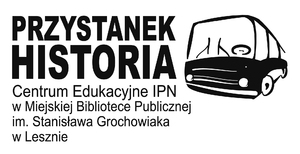 Centrum Edukacyjne IPN Przystanek Historia w MBP im. S. Grochowiaka w Lesznie LOGO