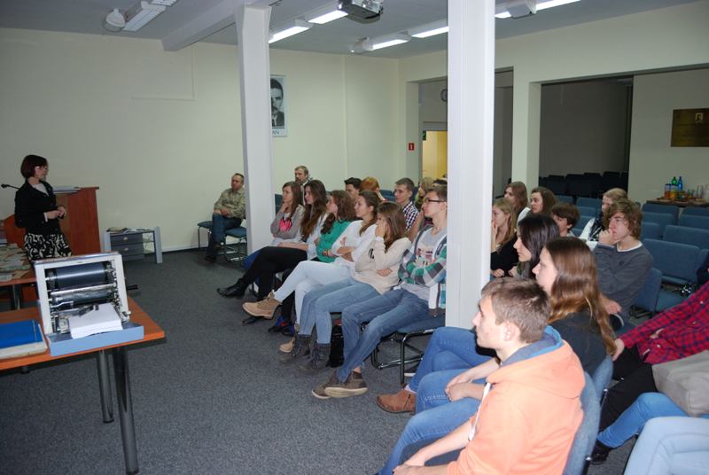„W podziemnej drukarni. Warsztaty ze świadkiem historii” – Poznań, listopad – grudzień 2013