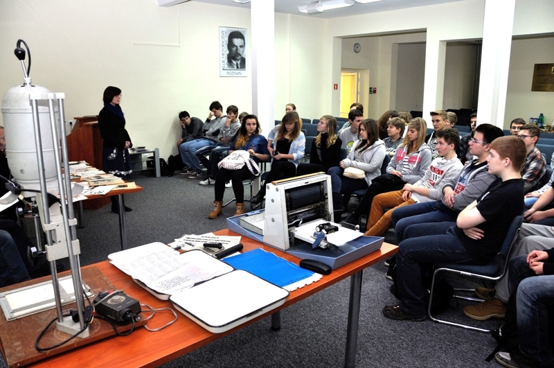 „W podziemnej drukarni. Warsztaty ze świadkiem historii” – Poznań, listopad – grudzień 2013