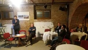 Dyskusja nad książką „Drezdeński szafot” w Centrum Edukacyjnym IPN „Przystanek Historia” w MBP im. S. Grochowiaka w Lesznie, 6 grudnia 2016