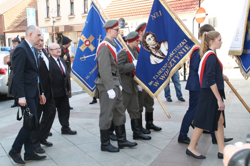 Przemarsz ulicami Wolsztyna