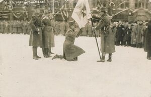 Złożenie przysięgi przez Wojska Wielkopolskie na Placu Wilhelmowskim w Poznaniu w dniu 26 stycznia 1919 r. Fot. ze zbiorów Wielkopolskiego Muzeum Niepodległości