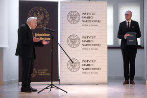 Uroczystość wręczenia Medali „Reipublicae Memoriae Meritum”. Fot. Sławomir Kasper (IPN)