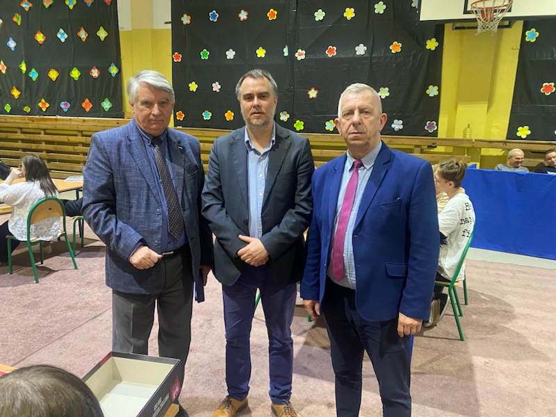 Andrzej Wieczorek, Piotr Orzechowski, Roman Bobrowski – dyrektor szkoły