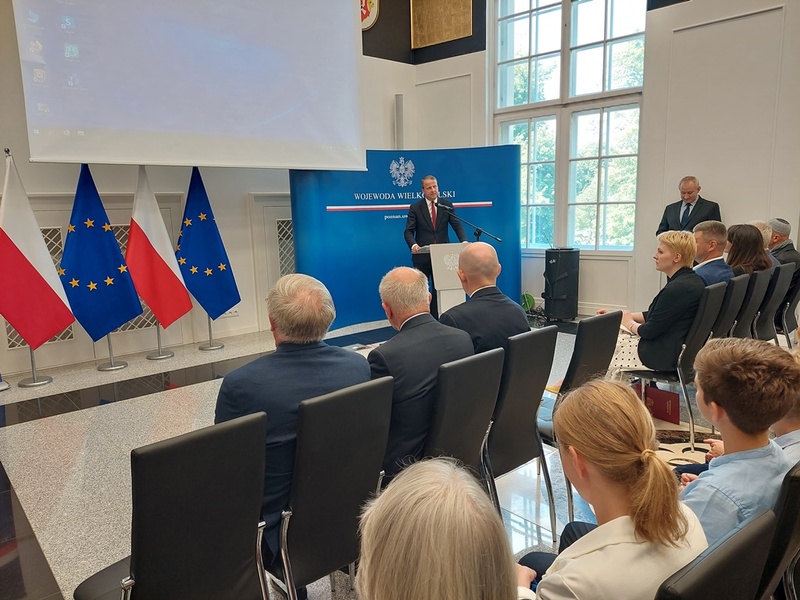 Podsumowanie konkursu Wojewody Wielkopolskiego „Moje powstańcze korzenie. Powstanie Wielkopolskie we wspomnieniach rodzinnych”. Fot. Marta Sankiewicz (IPN)