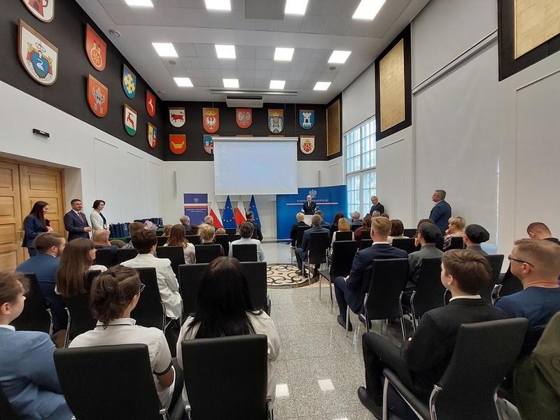 Podsumowanie konkursu Wojewody Wielkopolskiego „Moje powstańcze korzenie. Powstanie Wielkopolskie we wspomnieniach rodzinnych”. Fot. Marta Sankiewicz (IPN)