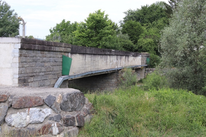 Wizyta na moście Schleppbahnbrücke St. Georgen an der Gusen. Fot. Tomasz Cieślak