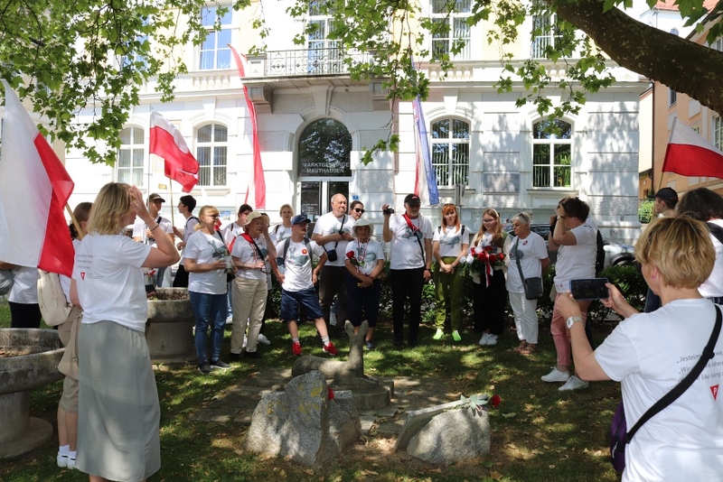 Wizyta w miasteczku Mauthausen. Fot. Tomasz Cieślak