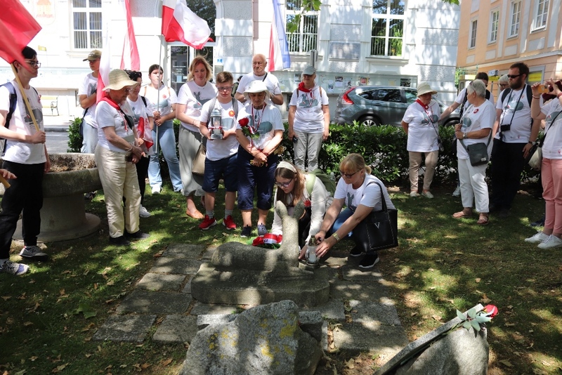 Wizyta w miasteczku Mauthausen. Fot. Tomasz Cieślak