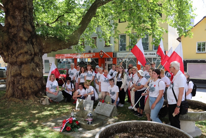 Wizyta w miasteczku Mauthausen. Fot. Tomasz Cieślak