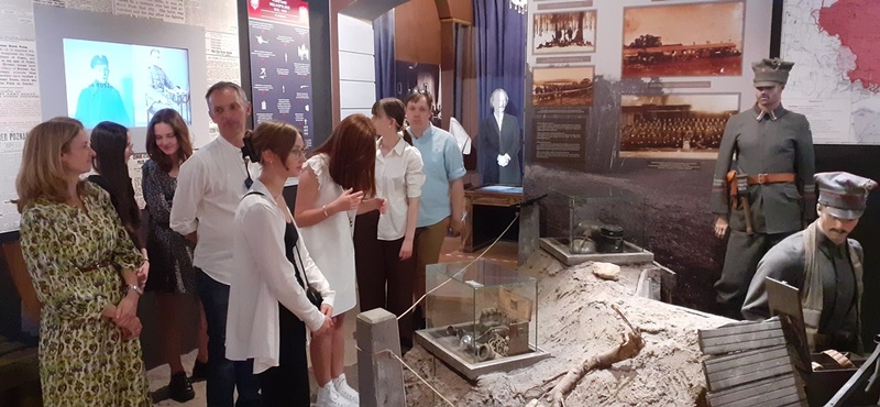 Wizyta w Muzeum Powstania Wielkopolskiego 1918-1919 w Poznaniu. Fot. Piotr Orzechowski