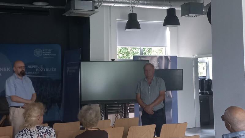 Dyskusja z udziałem prof. Krzysztofa Brzechczyna i Ryszarda Majewskiego. Fot. Julia Kilanowska