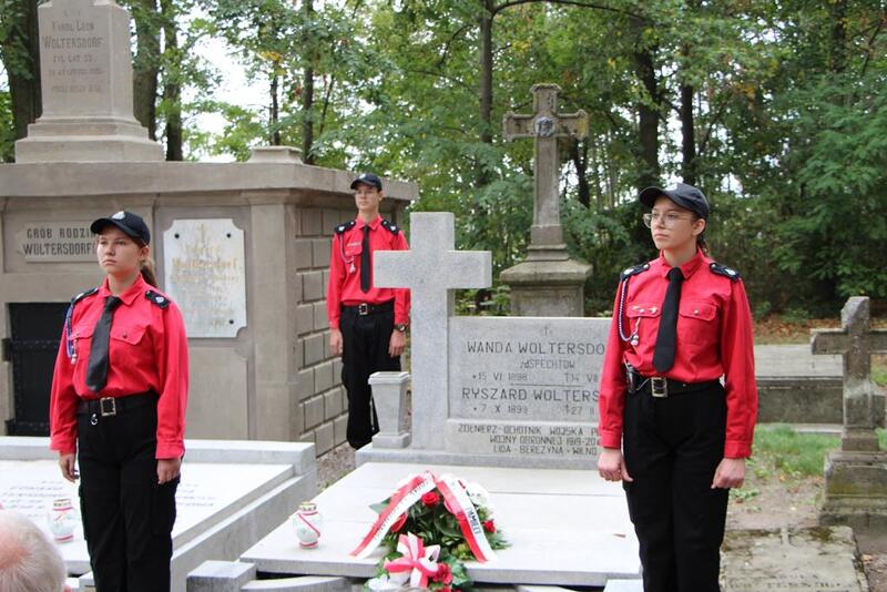 Uroczystość przekazania opieki nad grobami weteranów Ryszarda i Edwarda Woltersdorfów