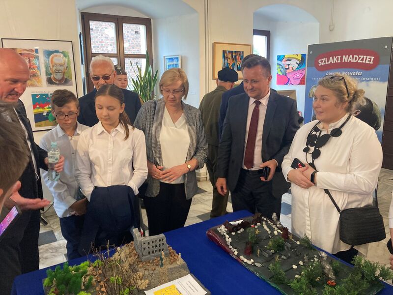 Otwarcie wystawy „Szlaki nadziei. Odyseja wolności”. Fot. Piotr Orzechowski